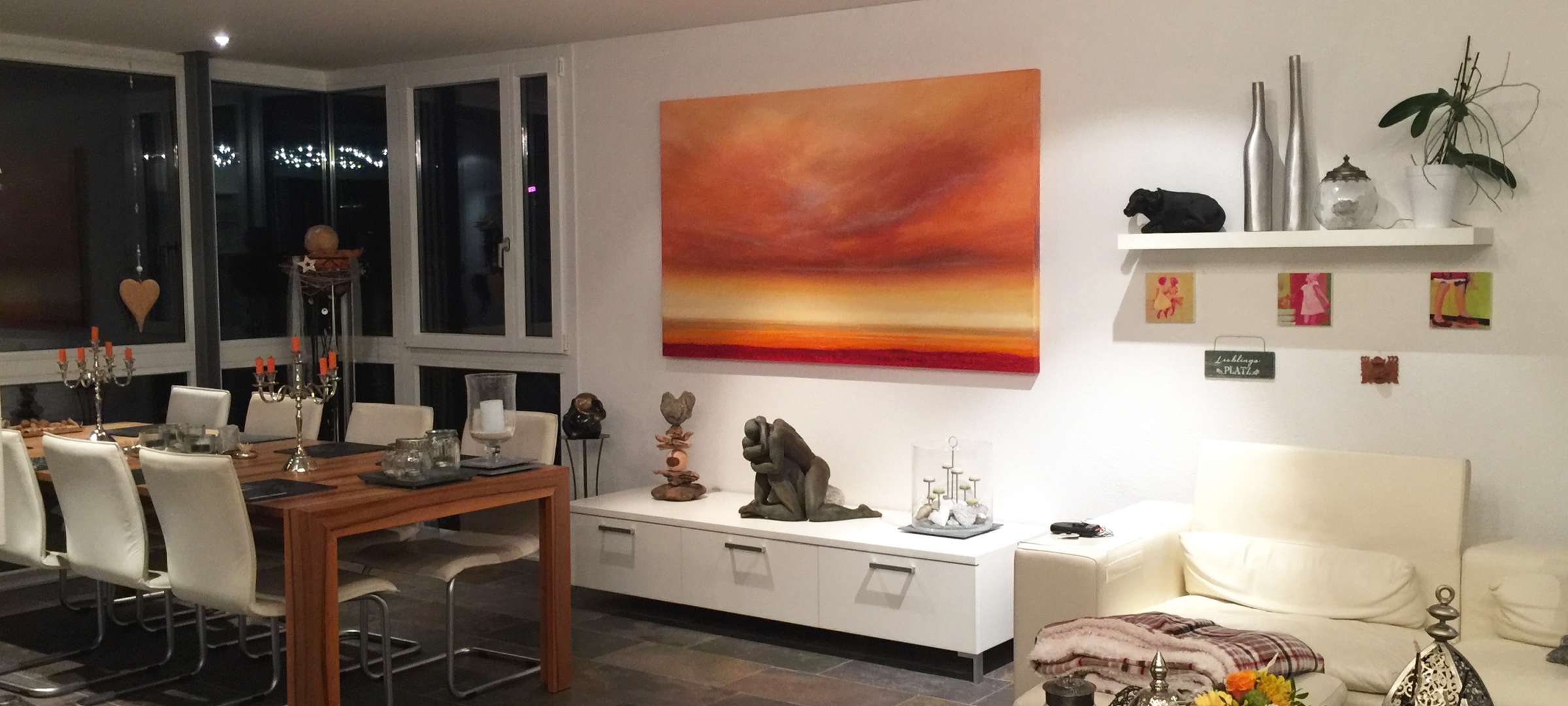 Essen, Wohnen 110x180 cm